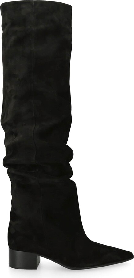 KHAITE Suede Andee Over-The-Knee Boots 40