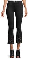Thumbnail for your product : J Brand Selena Mid-Rise Crop Boot Jeans w/ Cutout Detail