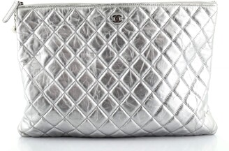 chanel large clutch