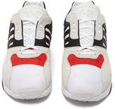 Thumbnail for your product : Y-3 Y 3 Zx Run Leather, Suede And Mesh Trainers - Mens - Multi