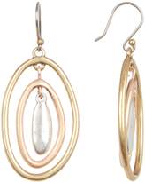 Thumbnail for your product : Lucky Brand Tri-Tone Orbital Drop Earrings