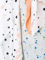 Thumbnail for your product : Lemaire mixed print asymmetric top