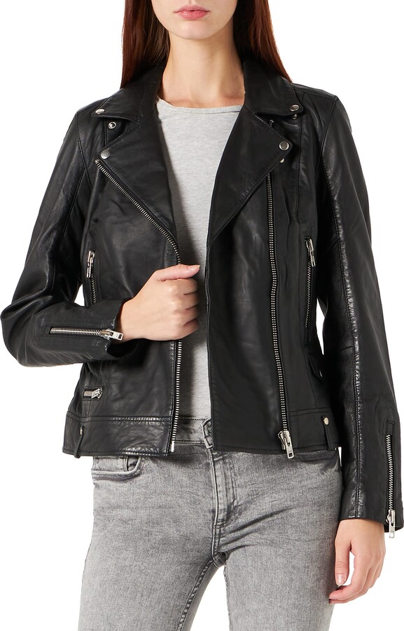 NAF Women's Leather Jacket - ShopStyle
