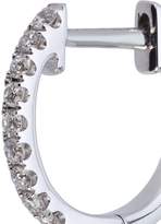 Thumbnail for your product : Rosa De La Cruz White Gold diamond hoops