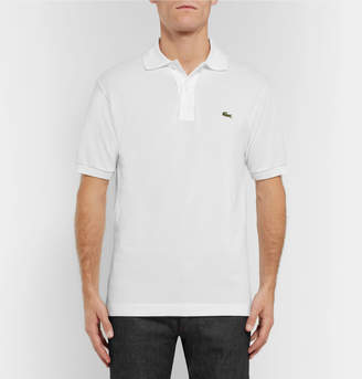Lacoste Cotton-Pique Polo Shirt - Men - White
