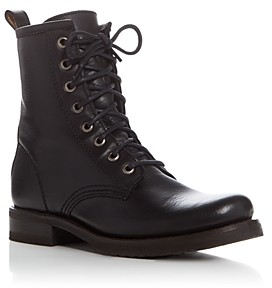 frye veronica combat white