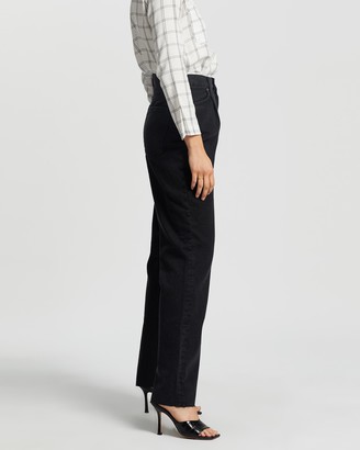 Mng Women's Black Straight - Daniela Jeans - Size 32 at The Iconic