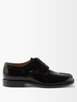 Thumbnail for your product : Maison Margiela Tabi Split-toe Patent-leather Shoes - Black