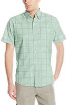 Thumbnail for your product : Izod Men's Saltwater Dockside Chambray Windowpane Short Sleeve Shirt