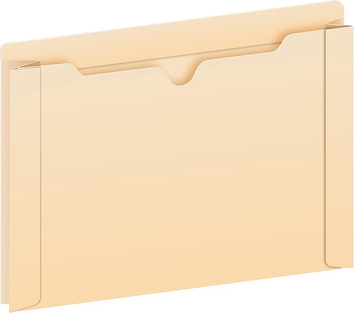 Pendaflex® Smart Shield Manila Reinforced File Jackets, Top Tab, 2" Expansion, Letter Size, 50/Box (22025EE)