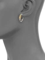 Thumbnail for your product : Konstantino 18K Yellow Gold & Sterling Silver Hoop Earrings/1.5