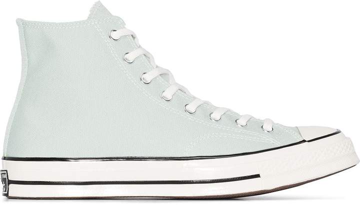 converse green high tops