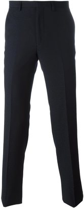 Kenzo slim jacquard trousers - men - Virgin Wool - 52