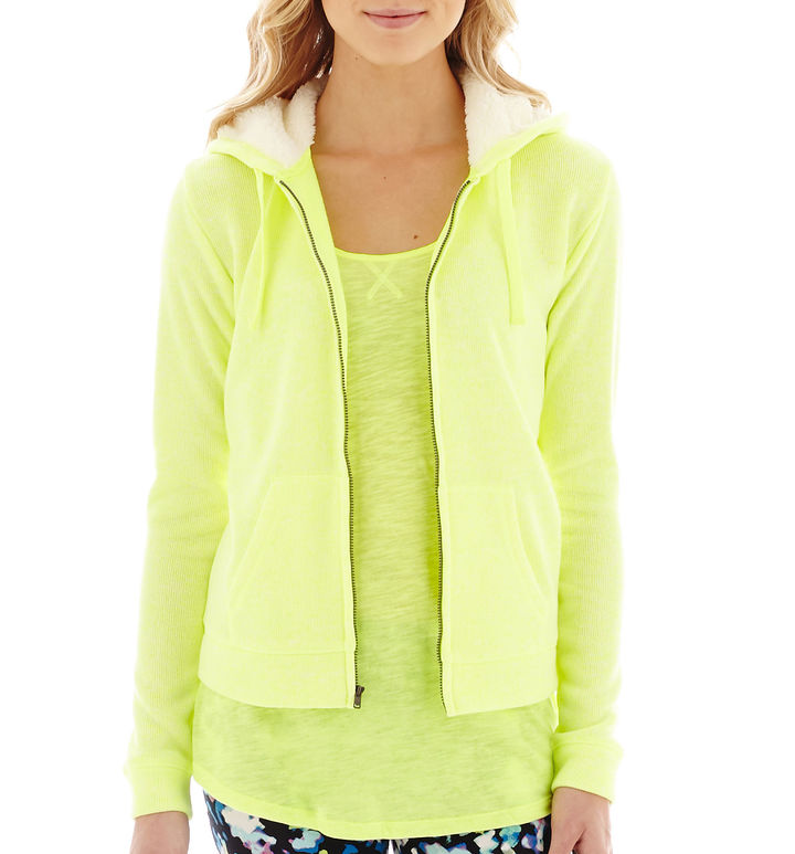 JCPenney City Streets LongSleeve FullZip Sherpa Hoodie ShopStyle