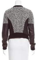 Thumbnail for your product : Thakoon Leather-Accented Zip-Up Jacket