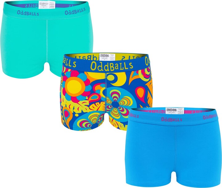 OddBalls Beach Bundle Ladies Boxer Shorts Gift for Her The