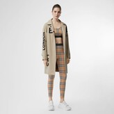 Thumbnail for your product : Burberry Logo Detail Vintage Check Bra Top