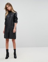 Thumbnail for your product : Selected Leather Dress