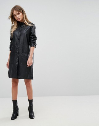 Selected Leather Dress