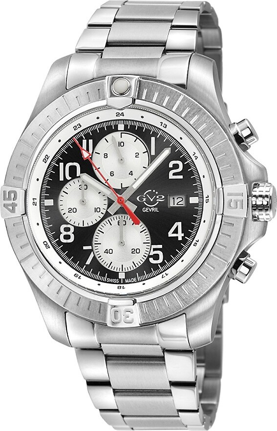 Gv2 T38 Stainless Steel Bracelet Watch/45MM