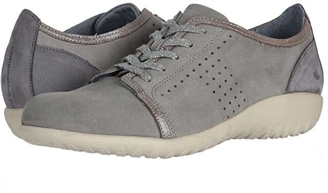 gray velvet shoes