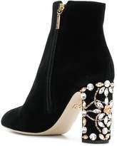 Thumbnail for your product : Dolce & Gabbana embellished heel ankle boots