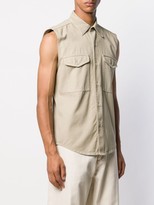 Thumbnail for your product : AMI Paris Sleeveless Overshirt