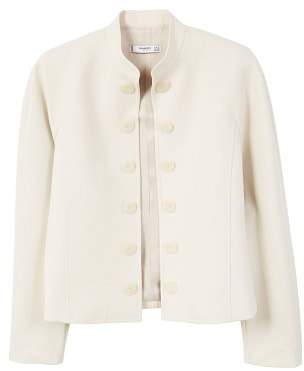 MANGO Contrasted buttons jacket