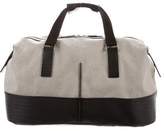 Thumbnail for your product : Christian Dior Leather-Trimmed Weekender Bag