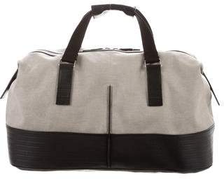 Christian Dior Leather-Trimmed Weekender Bag