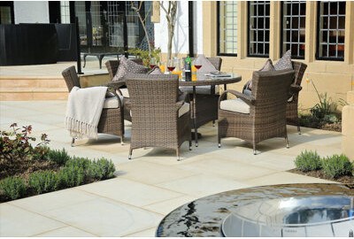 Red Barrel Studio Edford 7 Piece Outdoor Dining Set with Cushions
