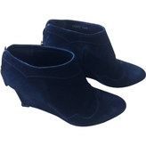 Thumbnail for your product : Sergio Rossi Black Leather Ankle boots