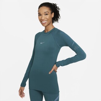 Nike Run Division Women's Tight-Fit Engineered Knit Running Top - ShopStyle