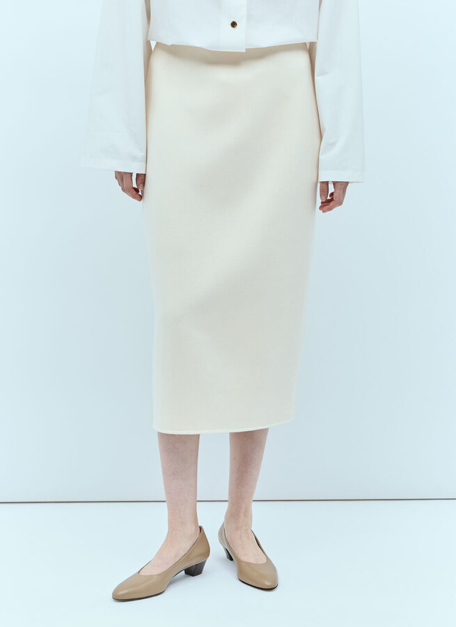 The Row Bartellette Midi Skirt - Woman Skirts Beige Us - 06