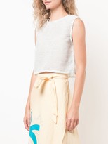 Thumbnail for your product : Onia Textured Crop Top
