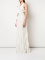 Thumbnail for your product : Dundas Cross-Back Pleated Dress