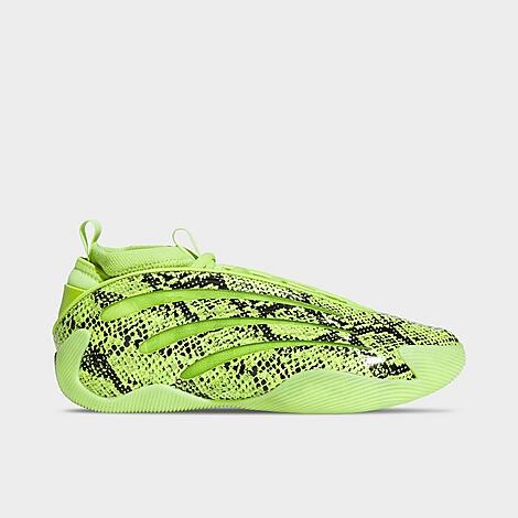 adidas Men's Harden Vol. 9 Basketball Shoes in Solar Slime/Black/Solar Slime | Size: 9.0