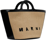 Thumbnail for your product : Marni Black Large Tropicalia Logo Tote