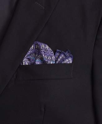 Brooks Brothers Double-Sided Paisley Pocket Square