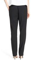 Thumbnail for your product : eskandar Narrow Stretch Wool Trousers