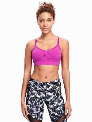 Old Navy Seamless Light Support Sports Bra for Women