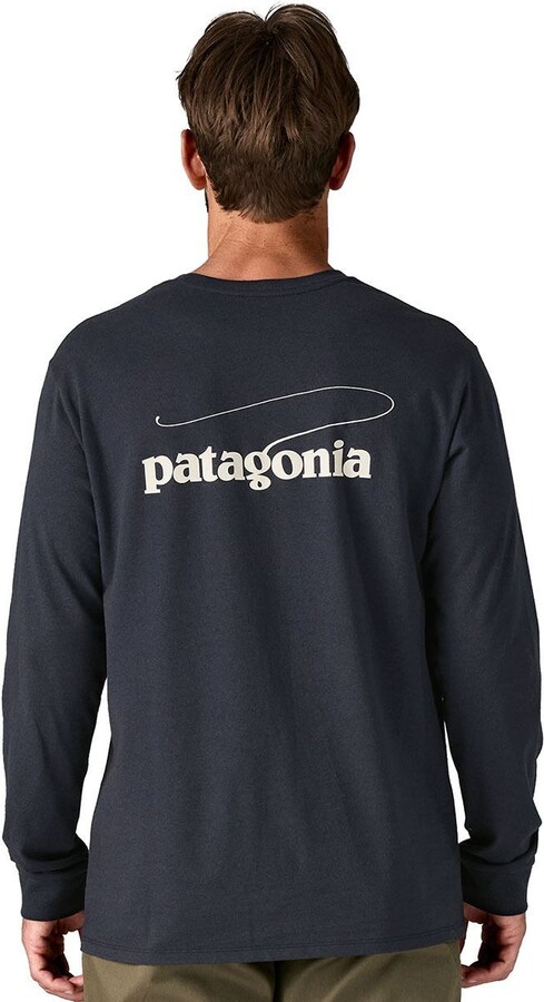 Patagonia Casting Logo Long-Sleeve Responsibili-Tee - Men's