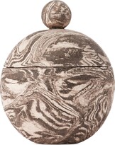 Thumbnail for your product : TINA VAIA Brown & White Cubi Marble Vessel