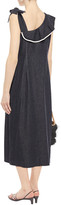 Thumbnail for your product : Marysia Swim Ruffled Cotton-twill Midi Dress