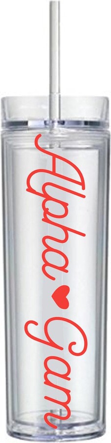 Alpha Gamma Delta Sorority Tumbler Cup, Gam Gift, Agd Water Bottle