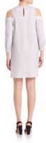 Thumbnail for your product : Tibi Cotton Cold-Shoulder Dress
