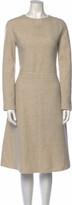 Cashmere Midi Length Dress 