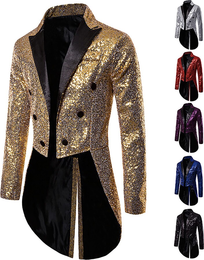 sequin suit jacket