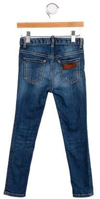 DSQUARED2 Girls' Distressed Jeans