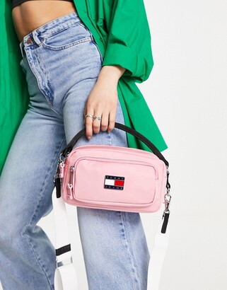 tommy hilfiger pink handbolsa